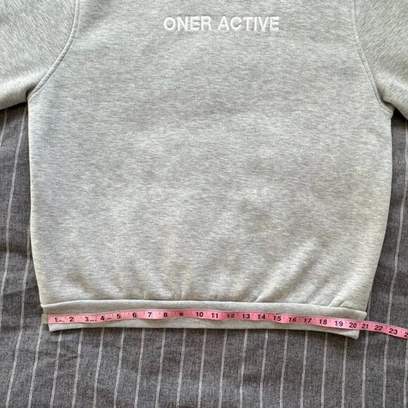 Oner Active Classic Lounge Oversized Crew Neck Sweatshirt | Silver Marl - Medium - Picture 6 of 11